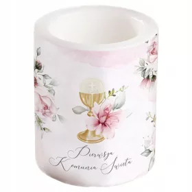    СВЕЩ/ФЕНЕР аромат Communion Потир от рози 12x10см
