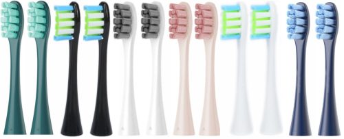  Накрайници Nistal за четки за зъби Oclean, бели и сиви, 8 бр.
