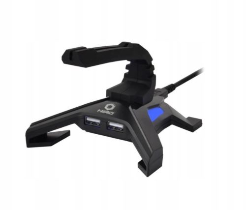  HIRO Atlas USB 2.0 хъб с държач за кабел за мишка