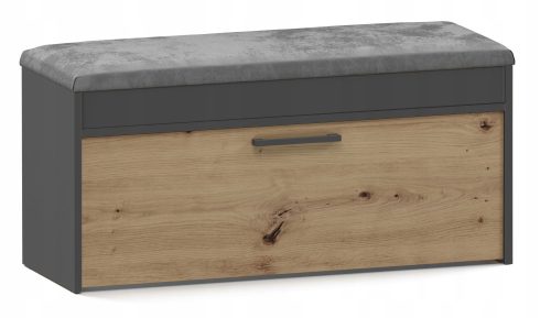  Шкаф за обувки със седалка TopEshop 100 х 49 х 35 см многоцветен