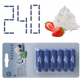   Сифонни патрони за бита сметана Kayser 0л 240