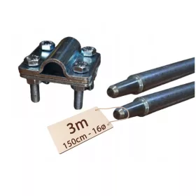   СГЪВАЕМ ЗАЗЕМИТЕЛ МЪЛНИЕПРЕДПАЗИТЕЛ ГАЛВАНИЗИРАН PV 5x1.2m 6m