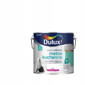   Акрилна боя за мебели Dulux 2,5 л Бяла полугланц