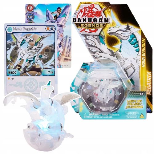  СВЕТЕЩА ФИГУРА BAKUGAN LEGENDS NOVA PEGATRIX