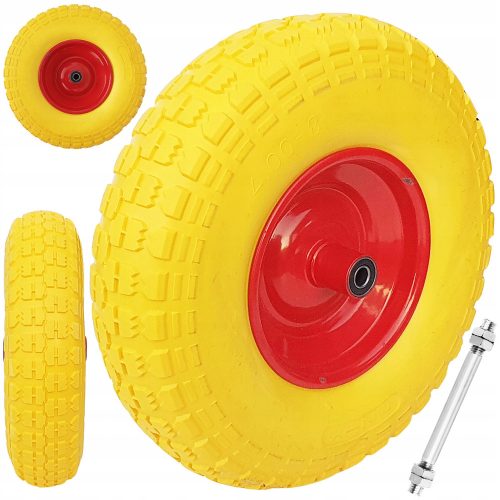 Колела за косачка - Колело за количка FULL TROLLEY WHEEL 4.80/4.00-8 + ос