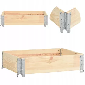   Удължител за палети, 80х120 см, борова дървесина масив