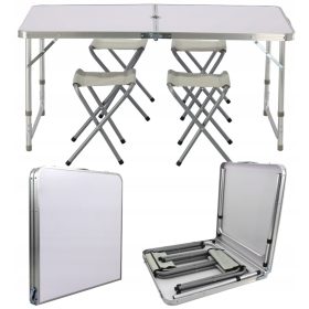   Градинска маса - Маса Kajst, пластмасова, правоъгълна, 120 x 60 x 70 см