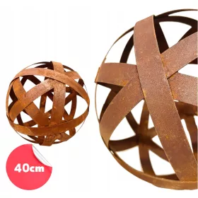    Рустик декоративна топка 40см - градинска тераса