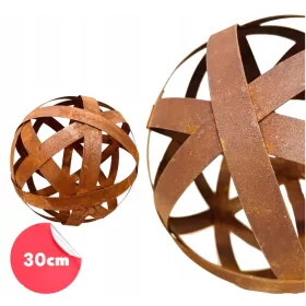    Рустик декоративна топка 30см - градинска тераса