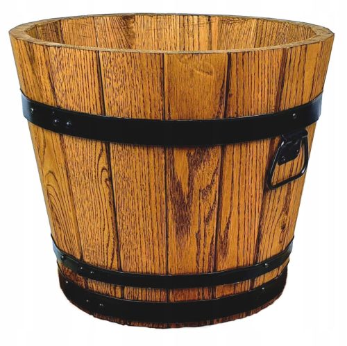  Саксия Drewdon 35 см x 35 x 30 см, дърво, нюанси на кафяво и бежово
