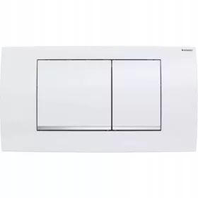   Geberit Twinline 30 бял бутон за промиване на тоалетна