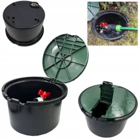    Водовземна кутия Aquabin с вентил 3/4".