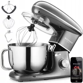    Кухненски робот Mozano Kitchen Machine 2300 W сребрист/сив
