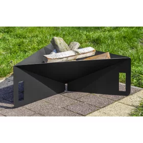    Самостоятелно триъгълно градинско огнище