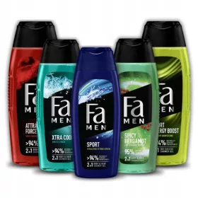    Fa Душ гел за мъже Xtracool, xtreme, active, бергамот, атракция MIX