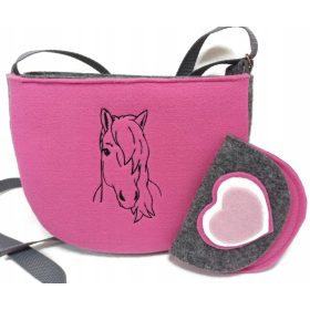   Детска чанта Tomasz Siekański Нюанси на розово, Нюанси на сиво и сребристо, Многоцветен