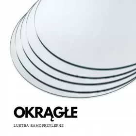    Стенно огледало Gold&Chrome, кръг, 400 x 400 mm