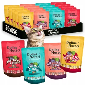    DOLINA NOTECI СУПЕРХРАНА МИКС ОТ ВКУСИ ЗА КОТКА 20x85G
