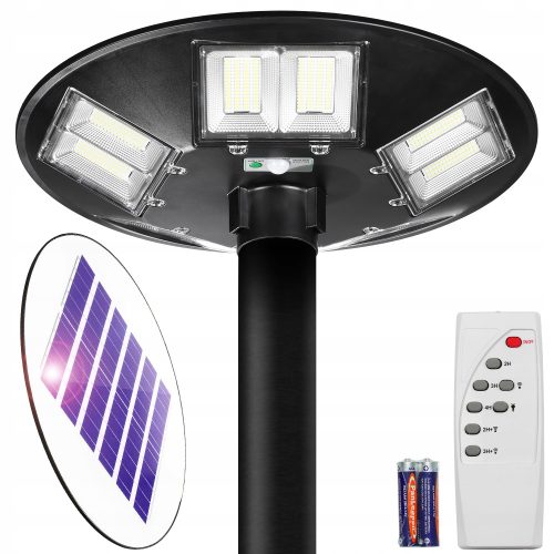  Улична лампа Interlook 1000 W 100 000 lm, захранвана от слънчева енергия