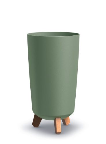  Prosperplast Gracia Tubus Slim саксия 23,9 х 44,5 см зелена