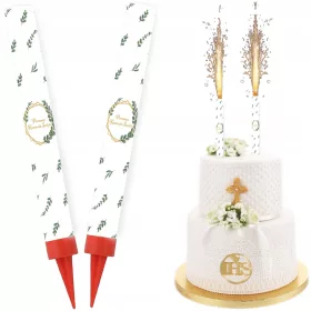  Фонтан за торта PartyPro 18 см 2 бр