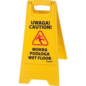  Табло със знак Wet Floor - мокър под
