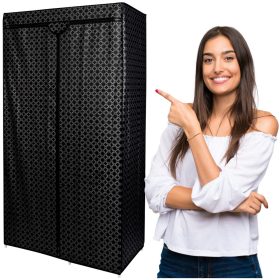    Градински гардероб Saska 1045207 90 x 170 x 45 cm черен