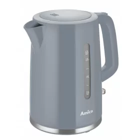    Електрическа кана Amica KF1013 2200 W 1.7 л сребристо/сива
