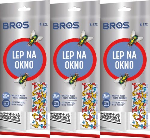  Стикери за мухи с принт Bros, 12 бр.