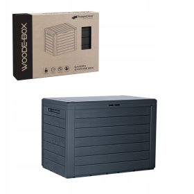   Градинска кутия за съхранение - Prosperplast Woodebox градинска кутия антрацит 190л