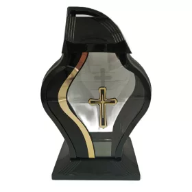  Красива лампа за гроб "ФАРАОН NEW КРЪСТ", височина 34 см