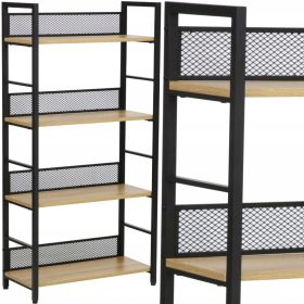    Рафтове за библиотека Signal 60 см x 121 см x 28 см, естествен дъб