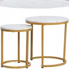    Signal HOLABMAZL кръгла холна маса 45 x 45 x 48 см бяла