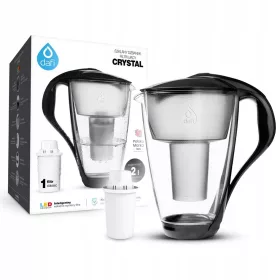    Филтърна кана Dafi Crystal 2 л сребристо/сиво