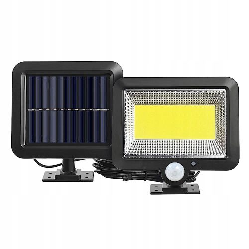  Led градинска стенна лампа черна, вграден 10 W LED източник