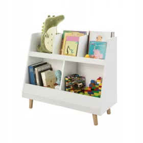  Рафт SoBuy 86 x 36 x 76 см бял