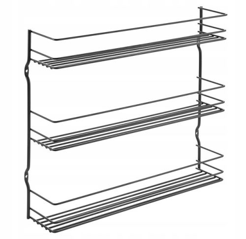  Поставка за подправки Metaltex 361433 черна
