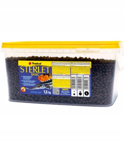  Храна за есетрови риби Tropical Sterlet Basic S 1.5 кг