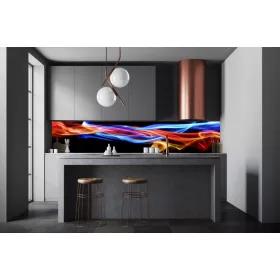   МИЕЩ СЕ ФОТОТАПЕТ ЗА КУХНЯ Abstract Waves 260x60