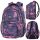 Ученическа раница CoolPack Aero в розово и тъмносиньо - модел за активни деца