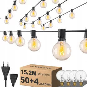    Светещ гирлянд 1520см мрежови нюанси на жълто