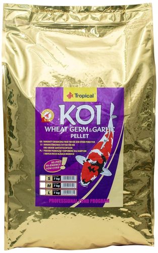  Tropical Koi Whet Germ Garlic размер M храна за риби 7 кг