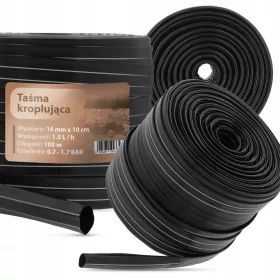    Лента за капково напояване 16мм х 10см 100м