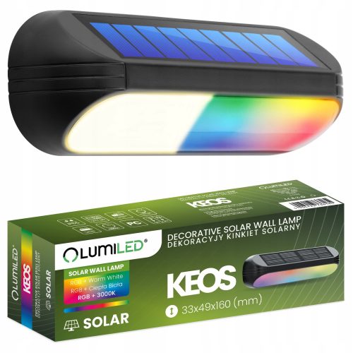  Соларна лампа Lumiled черна 4,9 см 1 бр.