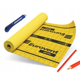   Пароизолационно фолио Eurovent 50 x 1,5 x 0 mm 90 g/m²