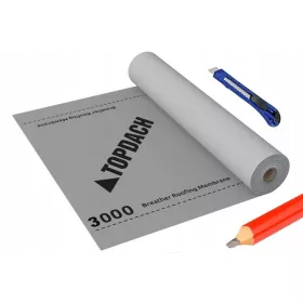   Покривна мембрана Topdach 50 x 1,5 x 0,55 mm 100 g/m²