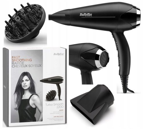  Сешоар Babyliss Turbo Smooth + дифузер за сешоар Babyliss BABD11E
