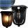  Градинска стенна лампа Decorya черен, интегриран 1 W LED източник