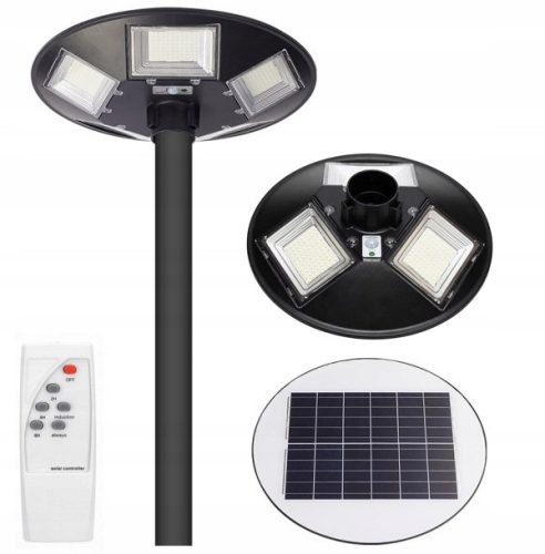  SuperLED улична лампа 400 W 7500 lm на соларно захранване