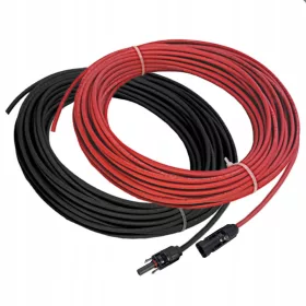   Комплект 2x10m 6mm2 соларни кабели с накрайници